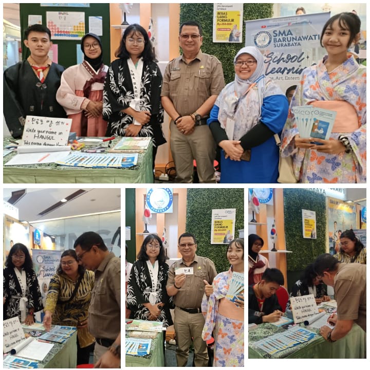 Gambar Pameran Pendidikan, SMA Barunawati tampilkan 2 Bahasa Asing sbg program unggulan sekolah.