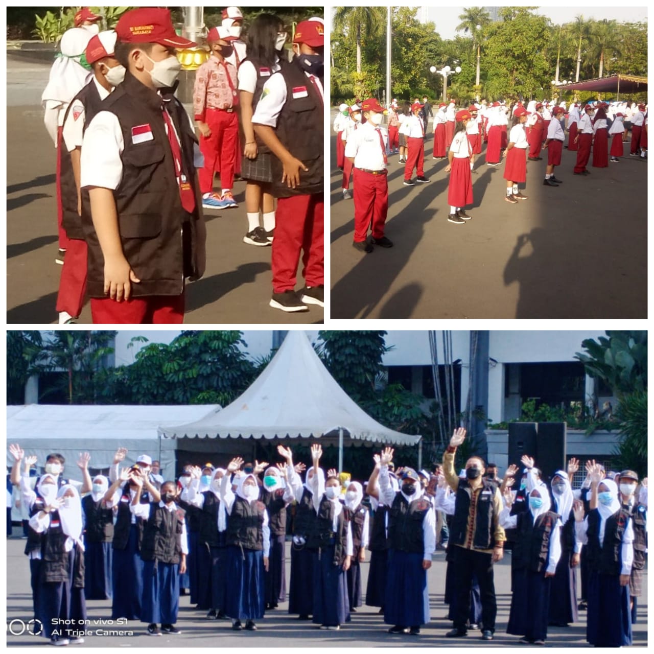 Gambar Siswapun bisa jadi Satgas Covid -19