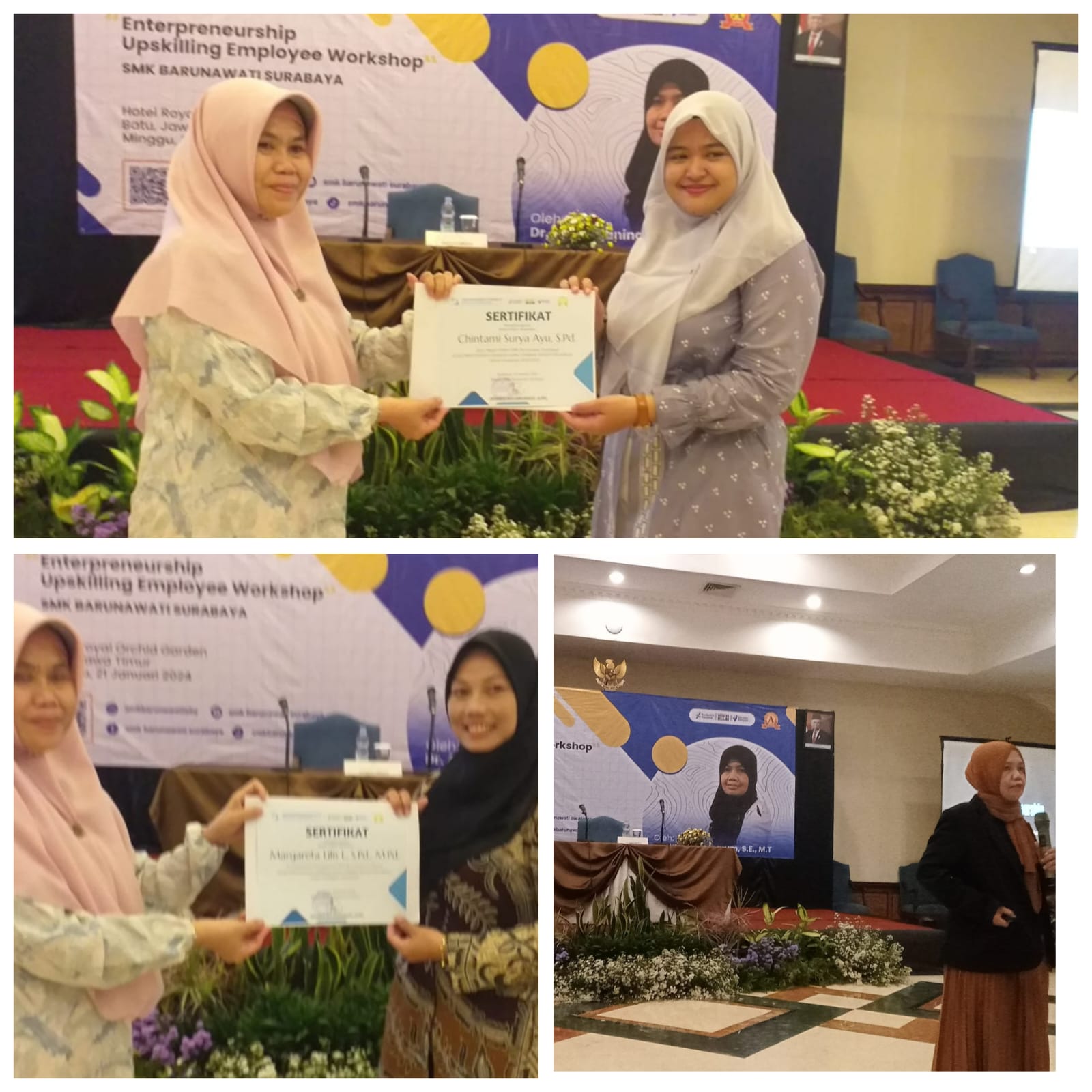 Gambar ENTERPRENEURSHIP UPSKILLING EMPLOYEE WORKSHOP DAN FAMILY GATHERING SMK BARUNAWATI SURABAYA